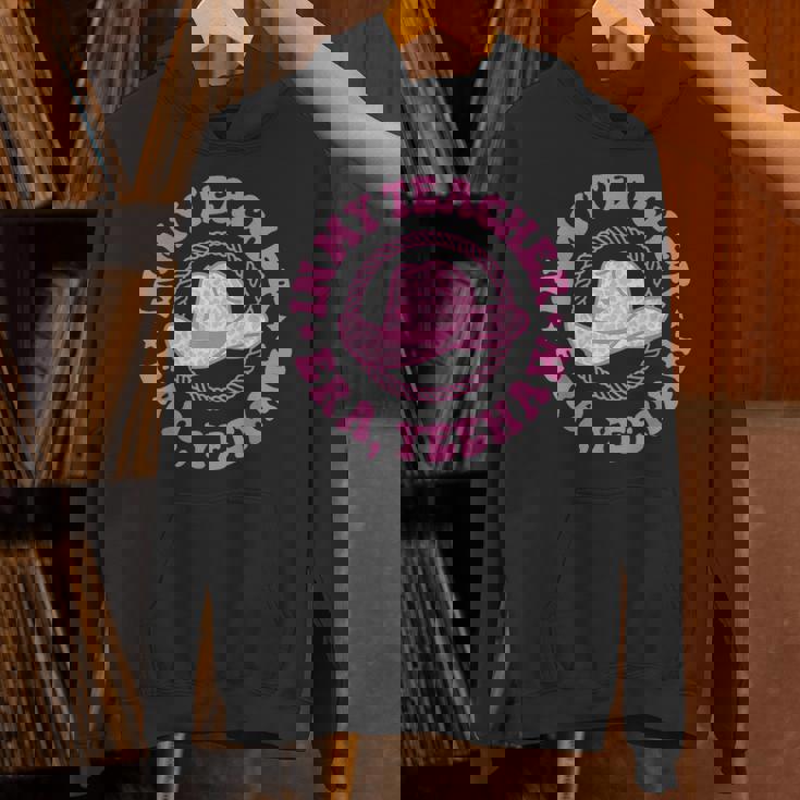 In My Teacher Era Yeehaw Pink Teacher Western Cowgirl Unisex Hoodie, gift for family, gift for coworker