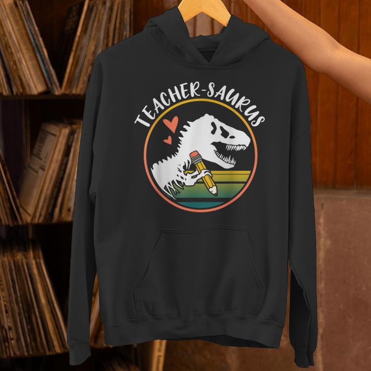Teacher-Saurus Dinosaur Teacher Design T-Rex Design Unisex Hoodie, gift for family, gift for coworker Teacher-Saurus Dinosaur Teacher Design T-Rex Design Unisex Hoodie, gift for family, gift for coworker