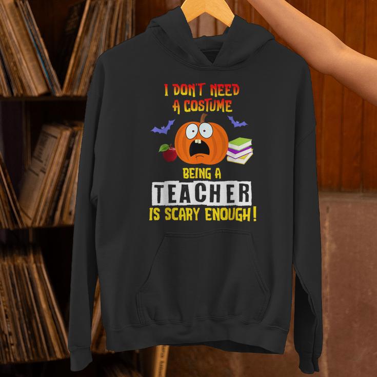 Being a Teacher Is Scary Enough Halloween Unisex Hoodie, gift for family, gift for coworker Being a Teacher Is Scary Enough Halloween Unisex Hoodie, gift for family, gift for coworker