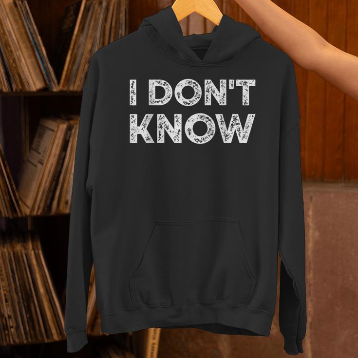 Teacher Shirts I Don't Know Idea For Teachers & Workers Adults - Small Short Sleeve Unisex Hoodie, gift for family, gift for coworker