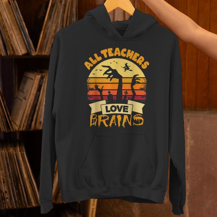Teacher Shirts Halloween All Teachers Love Brains Unisex Hoodie, gift for family, gift for coworker Teacher Shirts Halloween All Teachers Love Brains Unisex Hoodie, gift for family, gift for coworker
