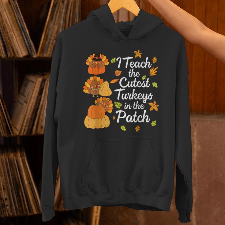 Teacher Thanksgiving I Teach The Cutest Turkeys In The Patch Unisex Hoodie, gift for family, gift for coworker Teacher Thanksgiving I Teach The Cutest Turkeys In The Patch Unisex Hoodie, gift for family, gift for coworker