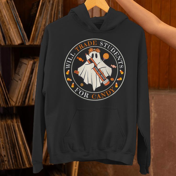 Teacher Will Trade Students For Candy Easy Halloween Costume Unisex Hoodie, gift for family, gift for coworker