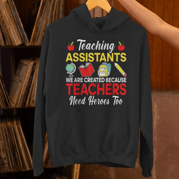 Teaching Assistant Because Teachers Need Heroes Too Cute Unisex Hoodie, gift for family, gift for coworker Teaching Assistant Because Teachers Need Heroes Too Cute Unisex Hoodie, gift for family, gift for coworker