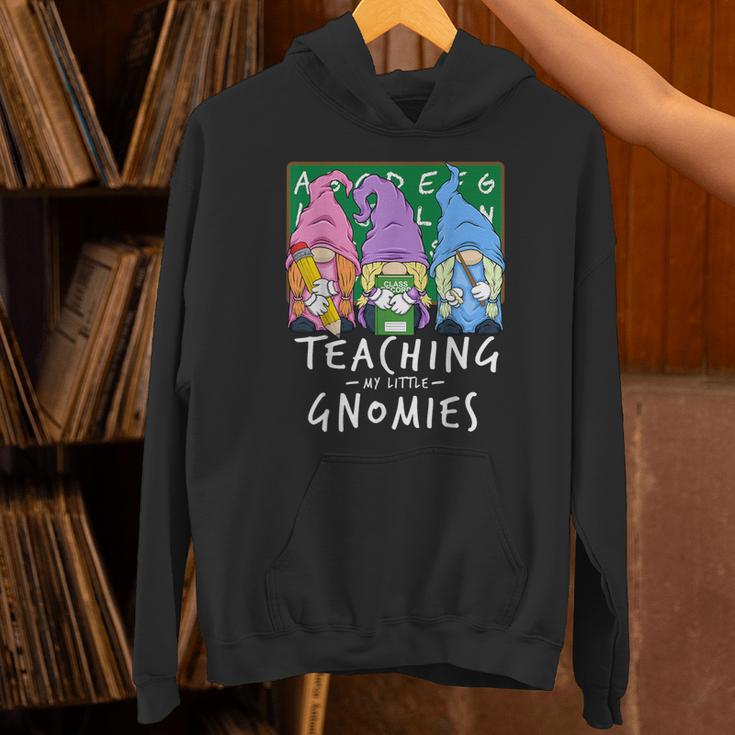 Teaching My Little Gnomies With Gnome For Teacher Women Unisex Hoodie, gift for family, gift for coworker
