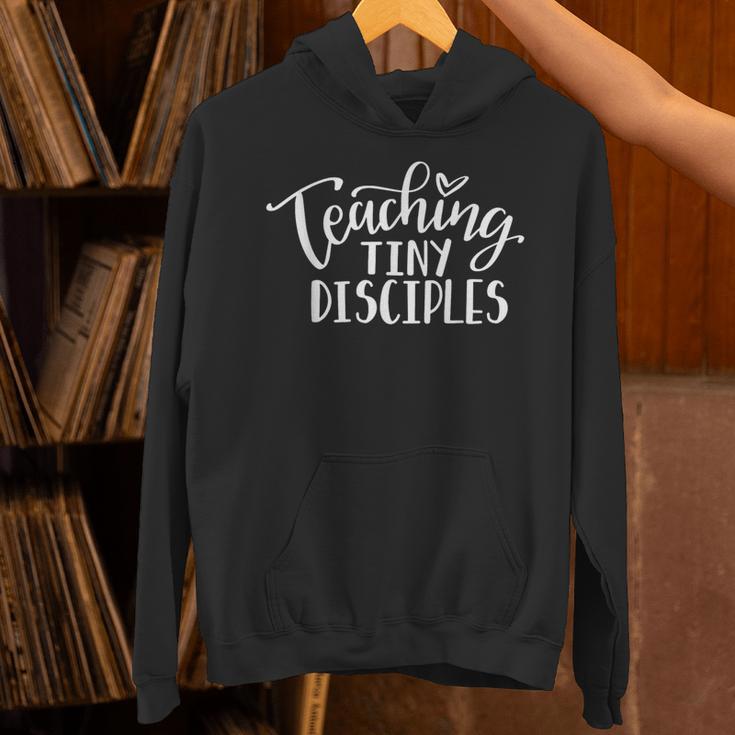 Teaching Tiny Disciples Christian Teacher Unisex Hoodie, gift for family, gift for coworker
