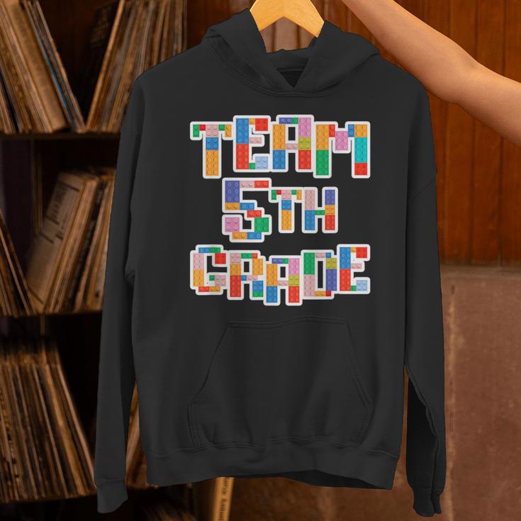 Team 5th Grade Building Blocks Bricks Theme Teacher Team For Men Women Kids Unisex Hoodie, gift for family, gift for coworker Team 5th Grade Building Blocks Bricks Theme Teacher Team For Men Women Kids Unisex Hoodie, gift for family, gift for coworker