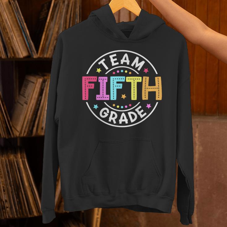 Team Fifth Grade Teacher Back To School 5th Grade Squad Kids Unisex Hoodie, gift for family, gift for coworker Team Fifth Grade Teacher Back To School 5th Grade Squad Kids Unisex Hoodie, gift for family, gift for coworker