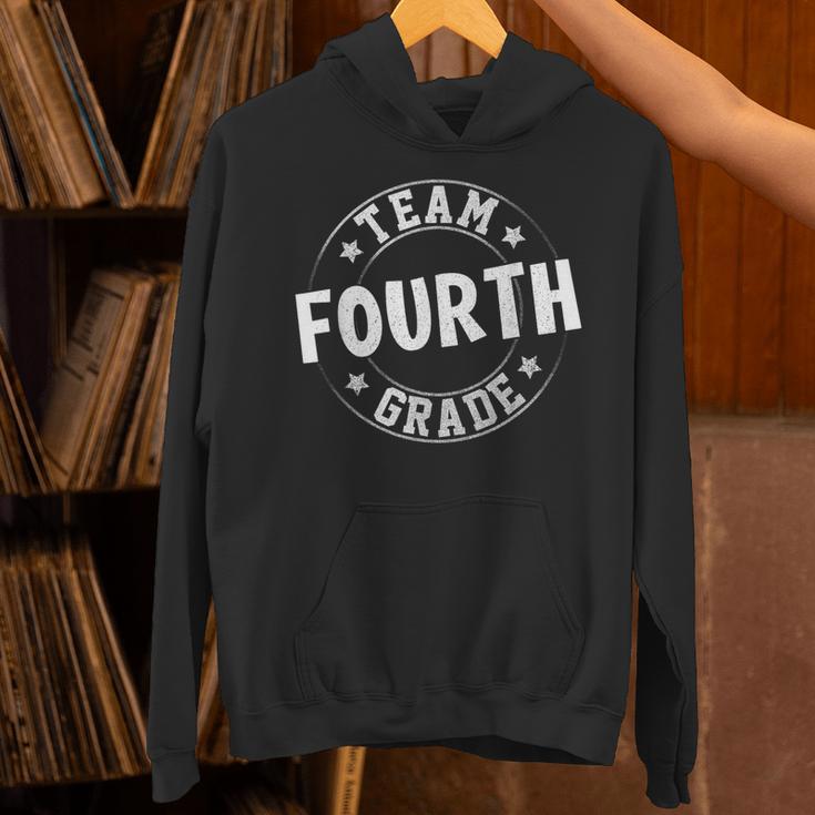 Team Fourth Grade Teacher Student Back To School 4th Grade Unisex Hoodie, 4th Grade Teacher Hoodies, gift for family, gift for coworker