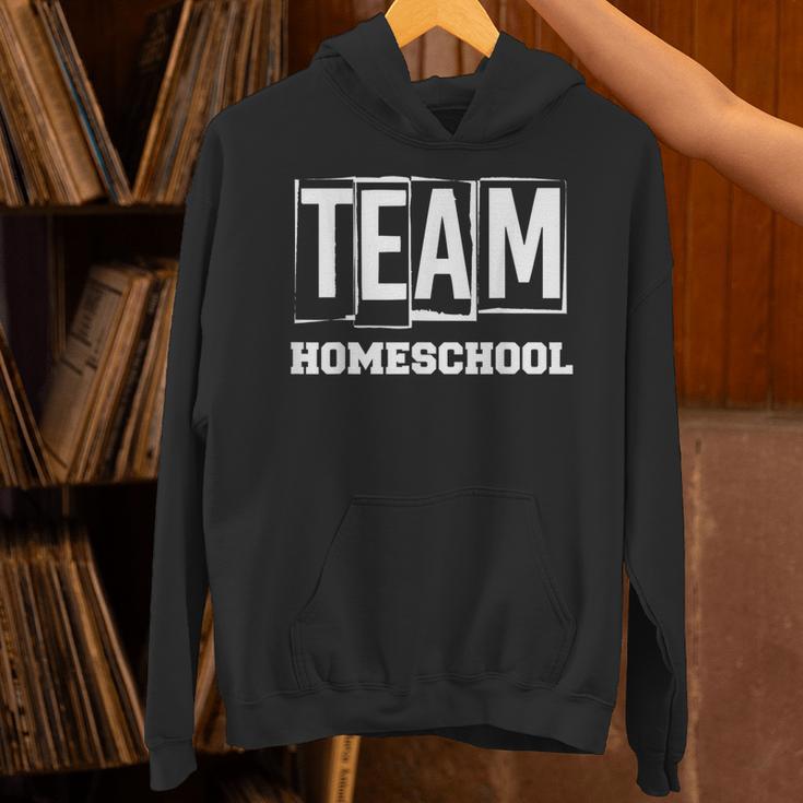 Team Homeschool Homeschooler Homeschooling Teacher Mom Kids Unisex Hoodie, gift for family, gift for coworker