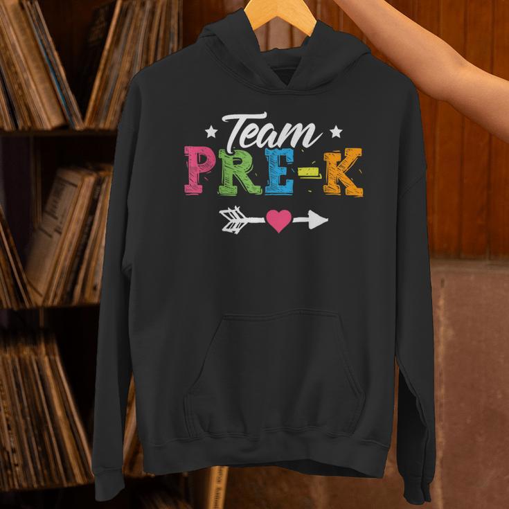 Team Pre-K Shirt PreSchool Teacher Student Back To School Unisex Hoodie, gift for family, gift for coworker