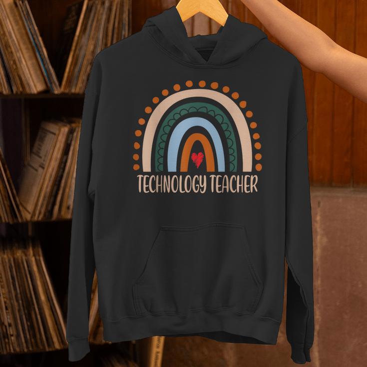 Technology Teacher Rainbow Appreciation Day Back To School For Men Women Unisex Hoodie, gift for family, gift for coworker Technology Teacher Rainbow Appreciation Day Back To School For Men Women Unisex Hoodie, gift for family, gift for coworker