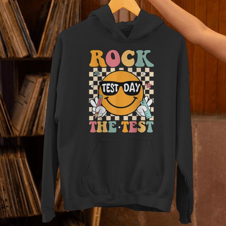 Test Day Rock The Test Teacher Testing Day You Got This Unisex Hoodie, gift for family, gift for coworker Test Day Rock The Test Teacher Testing Day You Got This Unisex Hoodie, gift for family, gift for coworker