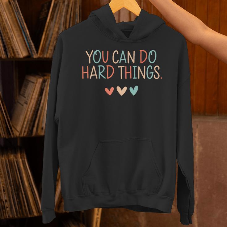 Test Day Teacher You Can Do Hard Things Heart Women Kids Unisex Hoodie, gift for family, gift for coworker