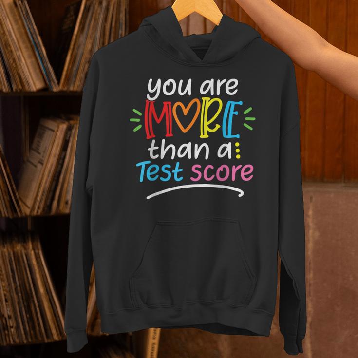 Test Day Teacher Shirt You Are More Than a Test Score Women Unisex Hoodie, gift for family, gift for coworker Test Day Teacher Shirt You Are More Than a Test Score Women Unisex Hoodie, gift for family, gift for coworker