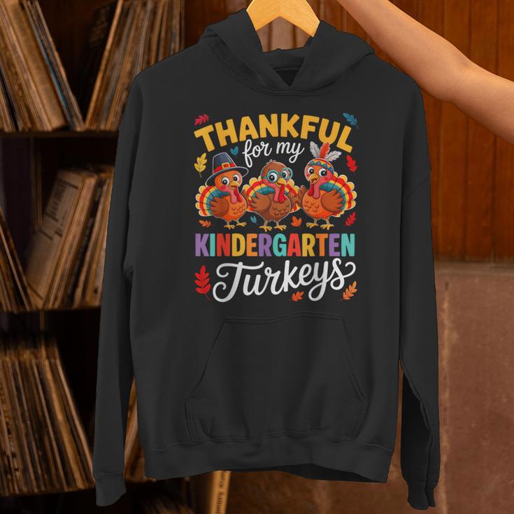Thankful For My Kindergarten Turkeys Thanksgiving Teacher Unisex Hoodie, gift for family, gift for coworker Thankful For My Kindergarten Turkeys Thanksgiving Teacher Unisex Hoodie, gift for family, gift for coworker