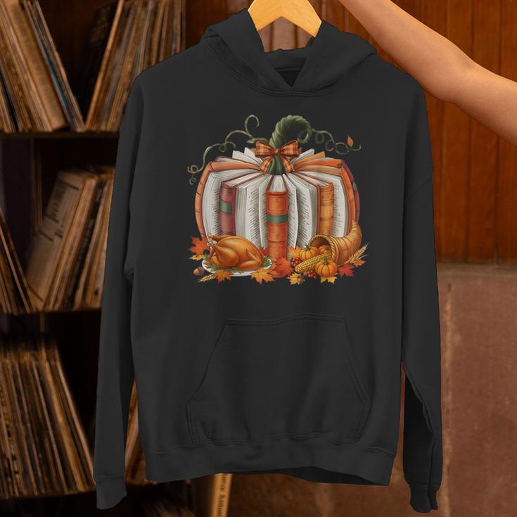 Thanksgiving Book Pumpkin Reading Teachers Fall Lovers Boys Unisex Hoodie, gift for family, gift for coworker Thanksgiving Book Pumpkin Reading Teachers Fall Lovers Boys Unisex Hoodie, gift for family, gift for coworker