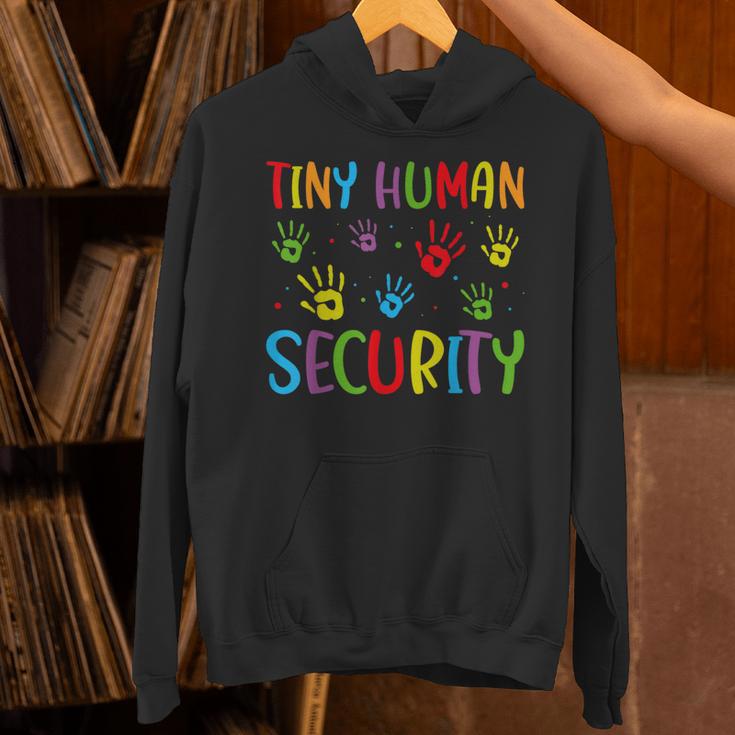 Tiny Human Security Preschool Childcare Teacher Babysitters Unisex Hoodie, gift for family, gift for coworker Tiny Human Security Preschool Childcare Teacher Babysitters Unisex Hoodie, gift for family, gift for coworker