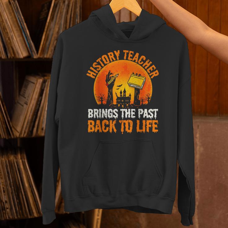 History Teacher Brings Past Back To Life Halloween Zombie Unisex Hoodie, History Teacher Hoodies, gift for family, gift for coworker History Teacher Brings Past Back To Life Halloween Zombie Unisex Hoodie, History Teacher Hoodies, gift for family, gift for coworker