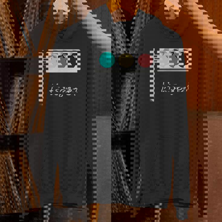 Traffic Light It's Green 信号機 メンズ レディース おしゃれ ユニーク おもしろ パーカー