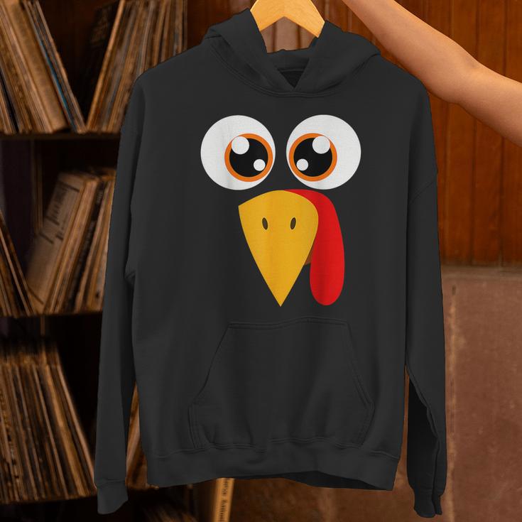 Turkey Face Halloween Costume Thanksgiving Teacher Nurse Unisex Hoodie, gift for family, gift for coworker