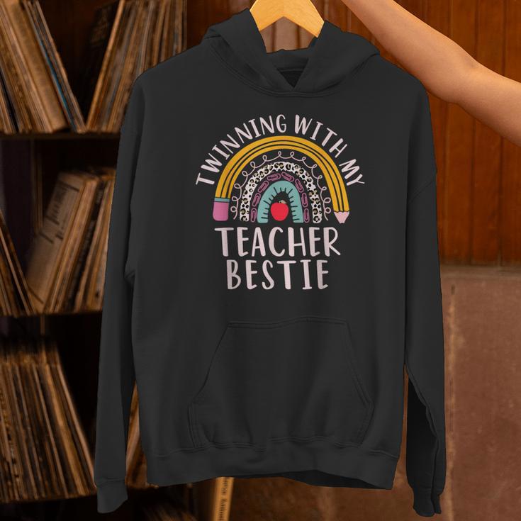 Twinning With My Teacher Bestie Spirit Week Girls Day Kids Unisex Hoodie, gift for family, gift for coworker Twinning With My Teacher Bestie Spirit Week Girls Day Kids Unisex Hoodie, gift for family, gift for coworker