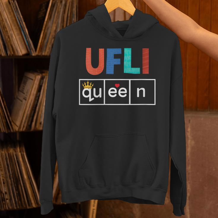 UFLI Queen Science Of Reading Literacy Teacher Appreciation Unisex Hoodie, Science Teacher Hoodies, gift for family, gift for coworker UFLI Queen Science Of Reading Literacy Teacher Appreciation Unisex Hoodie, Science Teacher Hoodies, gift for family, gift for coworker