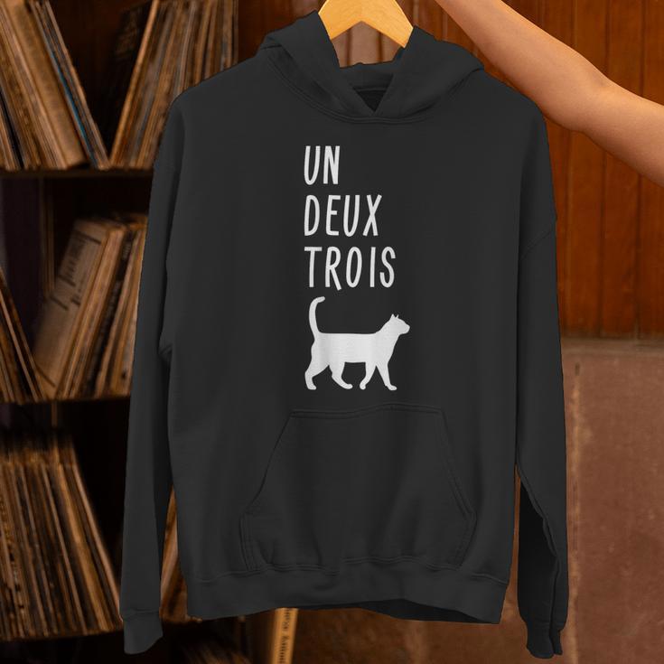 Un Deux Trois Cat Shirt French Teacher Unisex Hoodie, gift for family, gift for coworker Un Deux Trois Cat Shirt French Teacher Unisex Hoodie, gift for family, gift for coworker