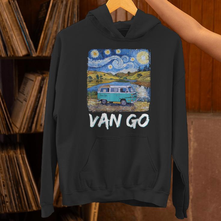 Van Go Retro Vanlife Art Teacher Unisex Hoodie, gift for family, gift for coworker Van Go Retro Vanlife Art Teacher Unisex Hoodie, gift for family, gift for coworker