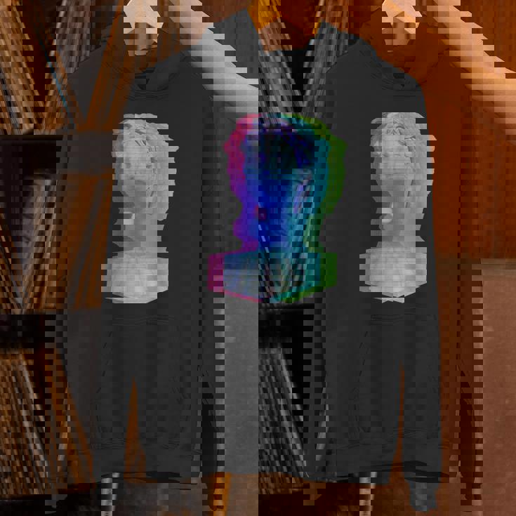 Vaporwave シュールグリッチアートシャツ パーカー