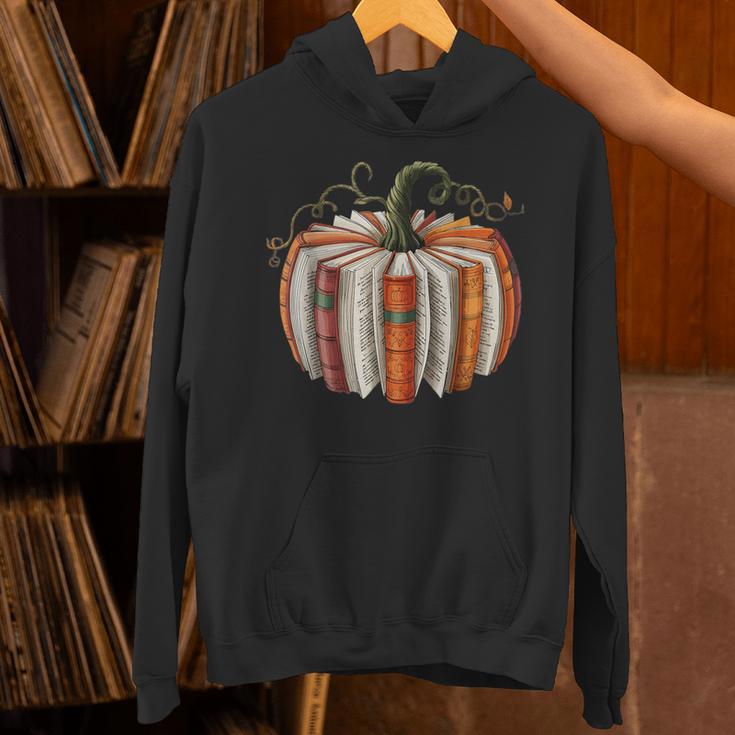 Vintage Book Pumpkin Autumn Fall Librarians Bookworm Teacher Unisex Hoodie, gift for family, gift for coworker Vintage Book Pumpkin Autumn Fall Librarians Bookworm Teacher Unisex Hoodie, gift for family, gift for coworker