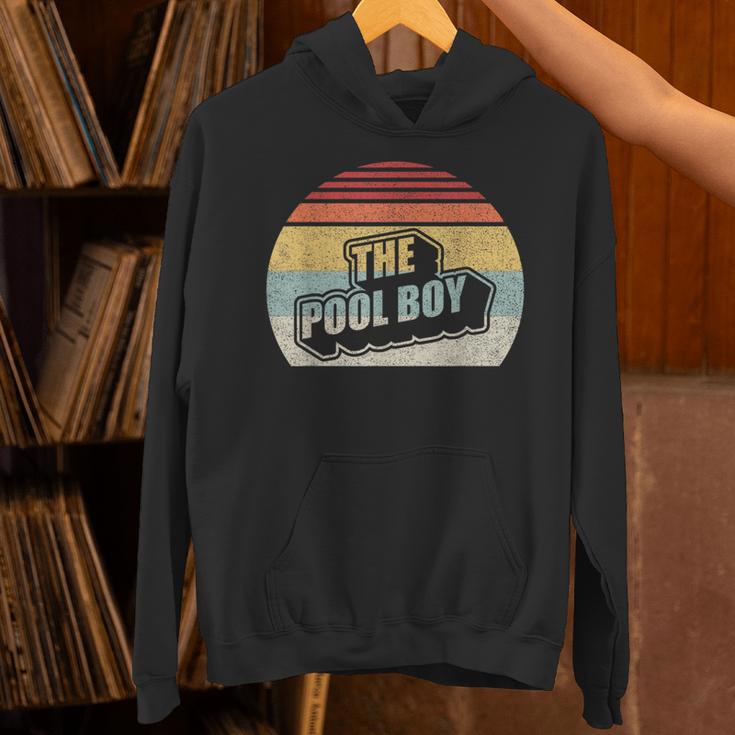 Vintage Retro The Pool Boy Unisex Hoodie, gift for family, gift for coworker