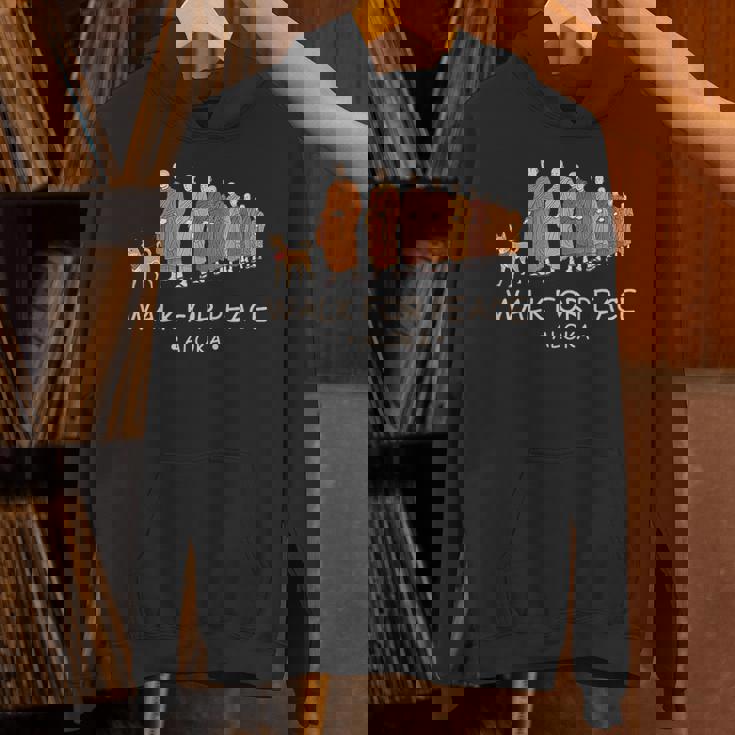 Walk For Peace Monks With Aloka Dog パーカー