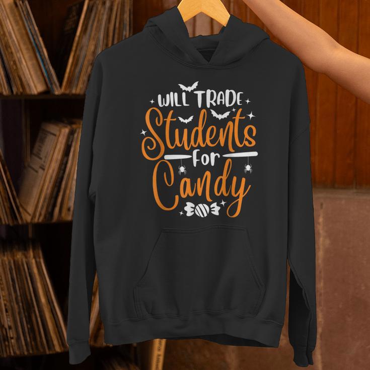 Will Trade Students For Candy Halloween Costume Teacher Unisex Hoodie, gift for family, gift for coworker