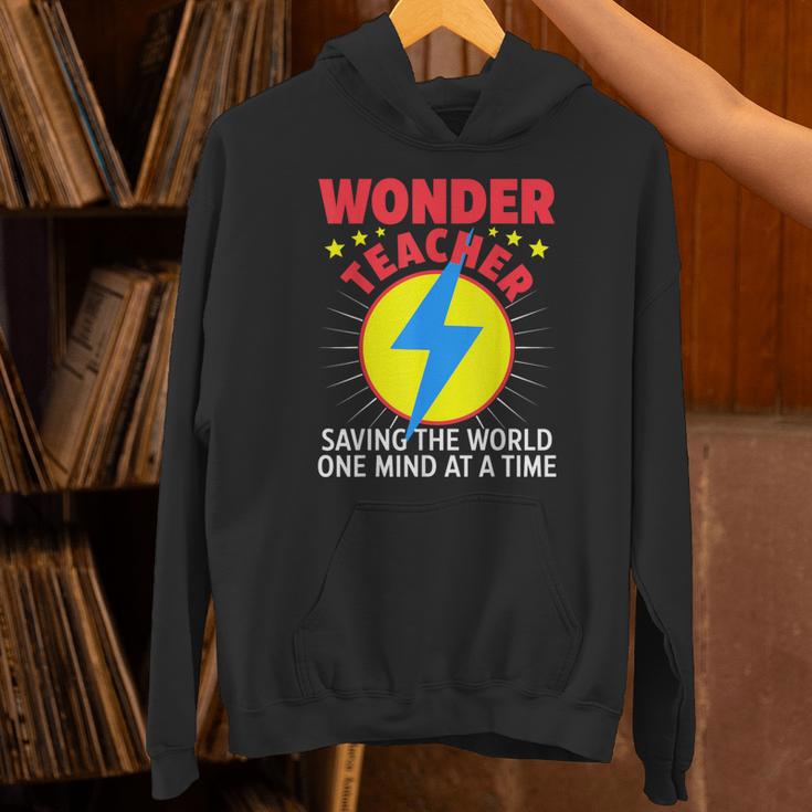 Wonder Teacher Costume Shirt Teacher Halloween Costume Men Women Unisex Hoodie, gift for family, gift for coworker