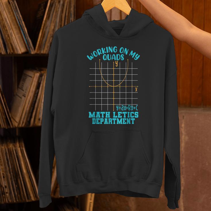Working On My Quads Algebra Math Teacher Humor Unisex Hoodie, gift for family, gift for coworker Working On My Quads Algebra Math Teacher Humor Unisex Hoodie, gift for family, gift for coworker