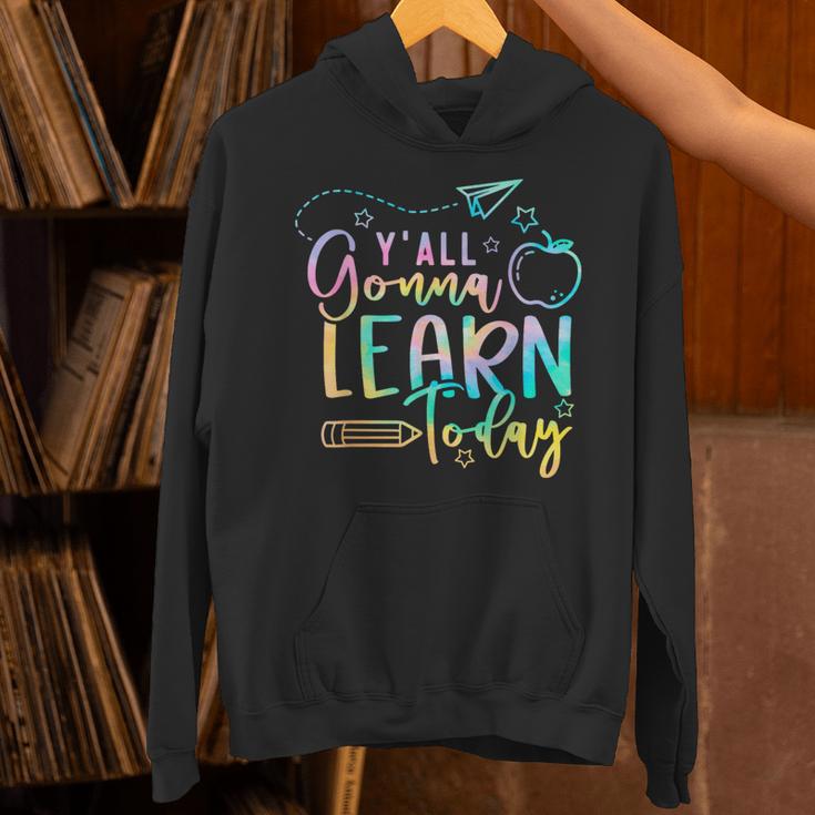 Y'All Gonna Learn Today Back To School Teacher Kids Unisex Hoodie, gift for family, gift for coworker Y'All Gonna Learn Today Back To School Teacher Kids Unisex Hoodie, gift for family, gift for coworker