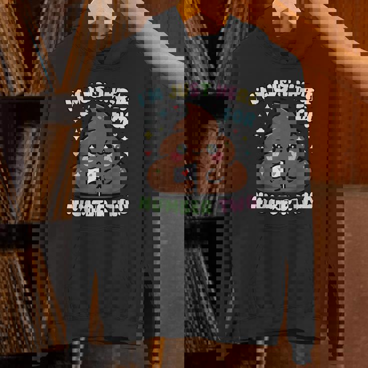 おもしろうんち二日目のためだけにここにいるよ パーカー