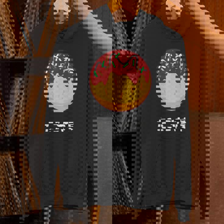 おもしろたこ焼き 日本料理 大阪料理 ひらがな 文字 パーカー