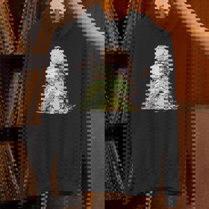 おもしろ爬虫類 かわいいトカゲ ヤモリ 動物 長袖tシャツ パーカー