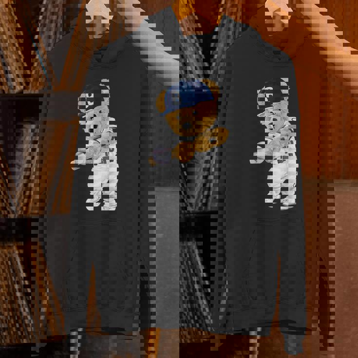 かわいいテディベア野球ヒッター。 パーカー