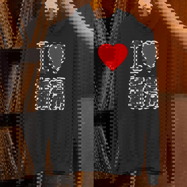 アイラブ・新潟（I Love ハート）Big 大きな文字 ハート【47都道府県】ジモティ お土産 面白 パーカー