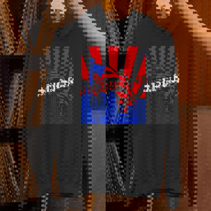 アメリカーナ、都市、旗、Bjj、柔術、Mma、ファイティング、ボックス。 パーカー