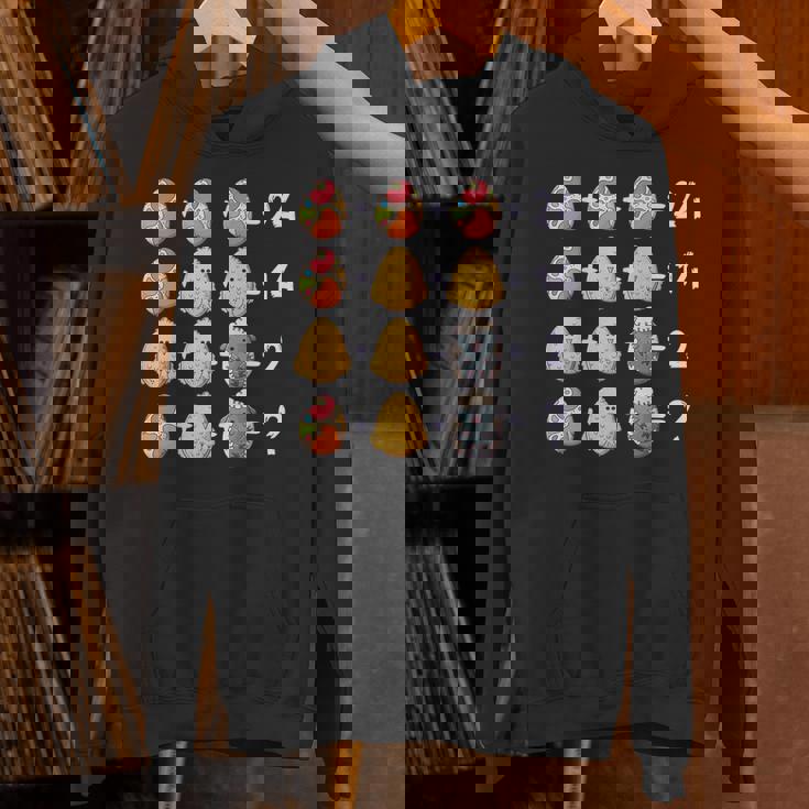 イースター数学教師、数学的数字パズル、イースターエッグ パーカー