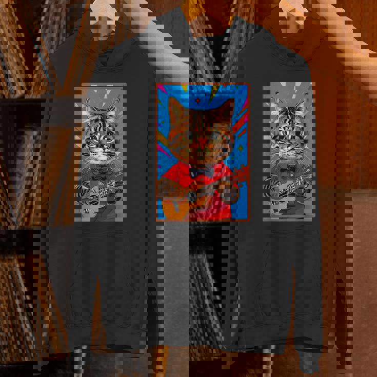 ウクレレ猫 パーカー