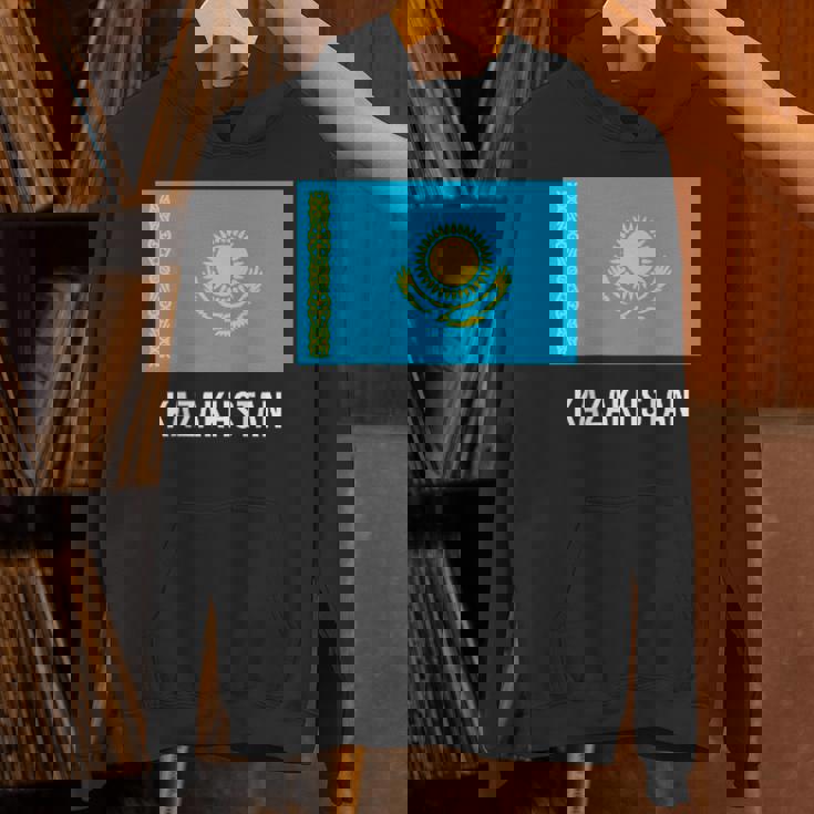 カザフスタン フラッグシャツ パーカー