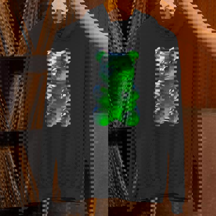 グリーン グミベア パーカー