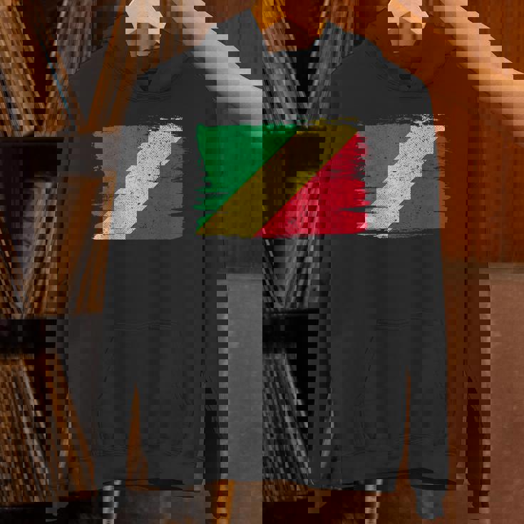 コンゴ民主共和国 旗 Democratic Republic Congo Flag Pride Proud パーカー