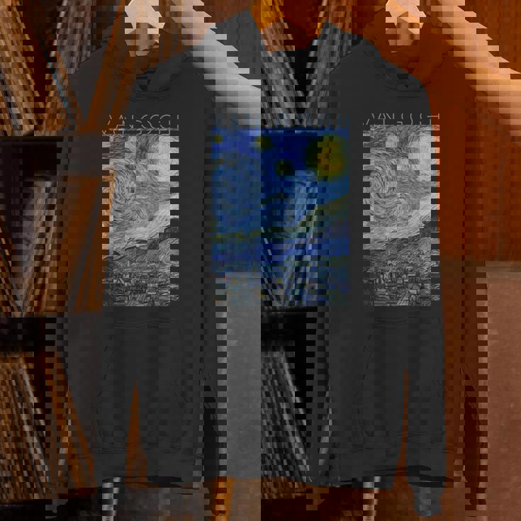 ゴッホ 星月夜 芸術家のためのアート 長袖tシャツ パーカー