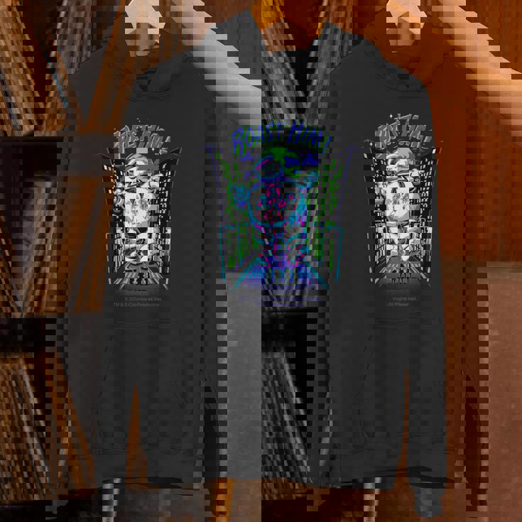 ゴーストバスターズ ハロウィンデザイン ローストヒムの楽しみ 長袖tシャツ パーカー